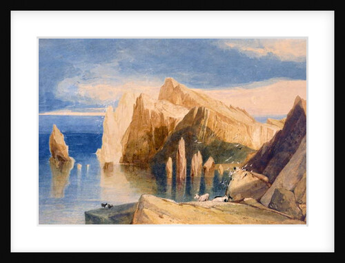 Cliffs on the North East Side of Point Lorenzo, Madeira by John Sell Cotman