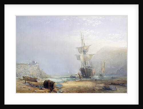 A Hazy Morning on the Coast of Devon, 1853 by Samuel Phillips Jackson
