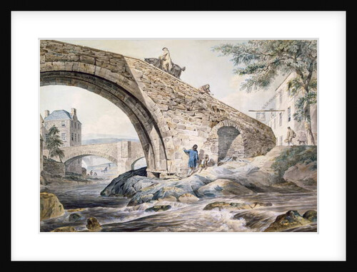View of the Bridges at Haywick by Charles I Catton