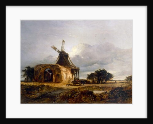 St Benet's Abbey and Mill, Norfolk, 1833 by William James Muller