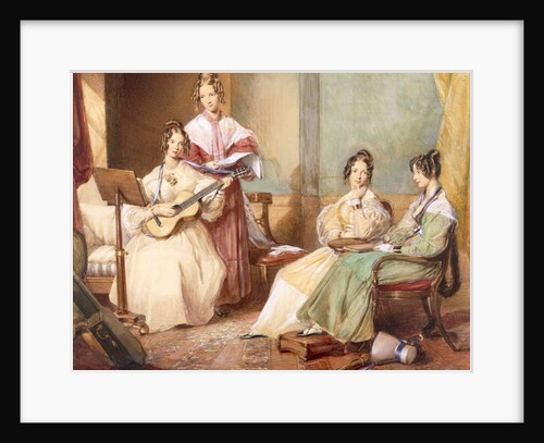 The Four Daughters of Archbishop Sumner, 1833 by George Richmond