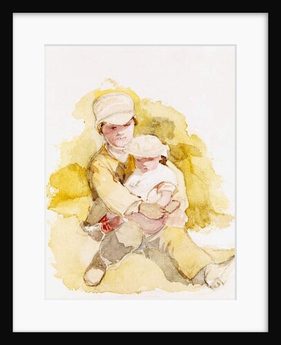 Sketch of Two Children, c.1852 by Richard Redgrave