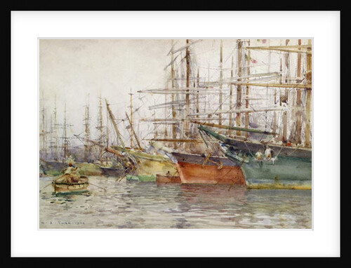 Genoa Harbour, 1904 by Henry Scott Tuke