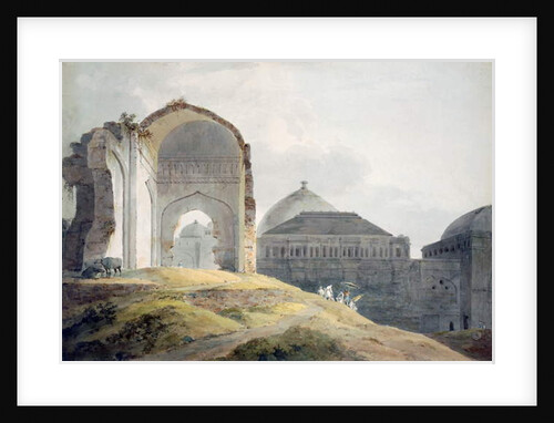 Ruins of the Palace of Madra by Thomas Daniell