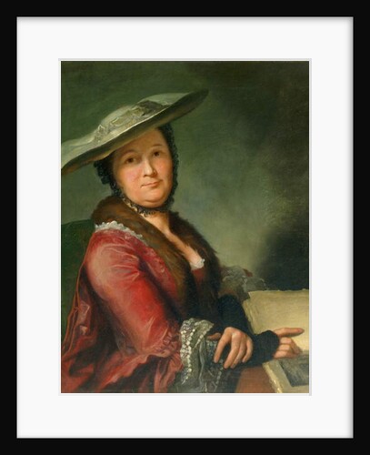 Madame Roubiliac, c.1760 by Francois Vispre