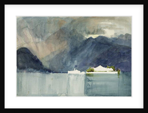 A Swiss Lake by Alfred East