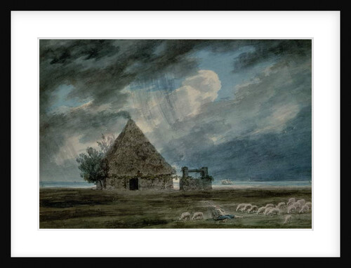 A Shepherd's Hut between Naples and Portici by John Robert Cozens