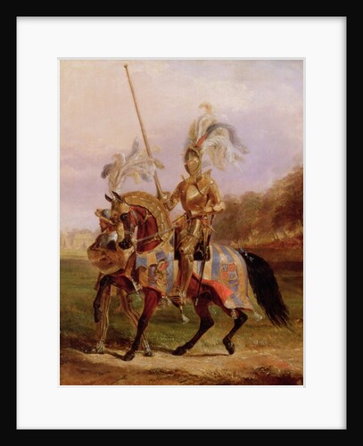 At Eglinton, Lord of the Tournament, 1840 by Edward Henry Corbould