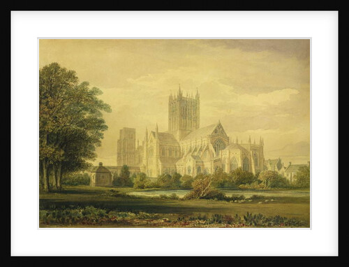 Wells Cathedral, 1821 by John Buckler