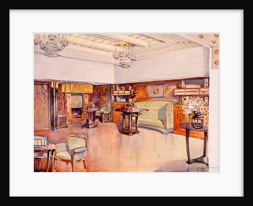Living Room, 1905 by Alfred Grenander
