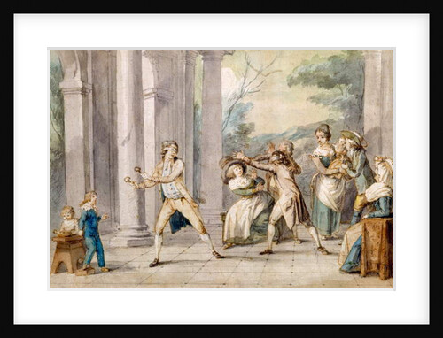 A Game of 'Blind Man's Buff', c.late C18th by George Morland