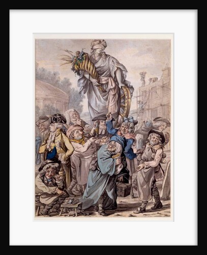 Fortune distributing her Gifts by Robert Dighton