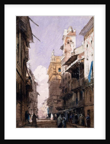 Corso Saint Anastasia, Verona by Richard Parkes Bonington