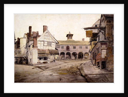 The Market Place, Ross, Hertfordshire, 1803 by Cornelius Varley
