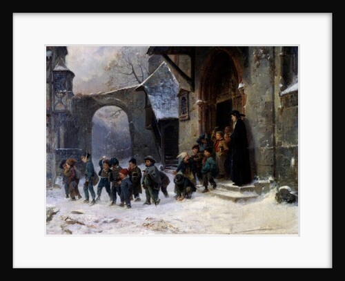 Children Leaving School by Marc Louis Benjamin Vautier