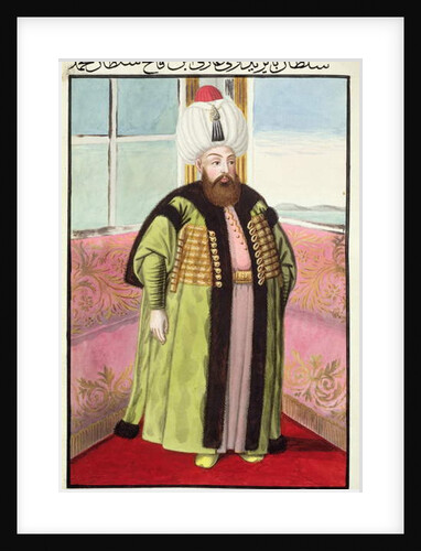 Bajazet II called 'Adli', the Just, Sultan 1481-1512 by John Young