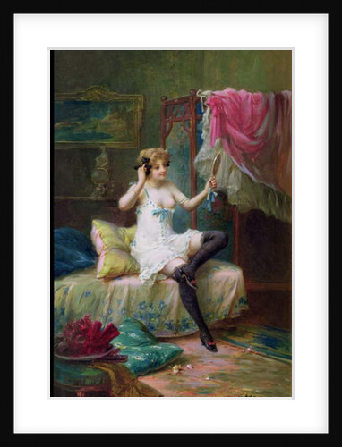 Mistress in her Boudoir by Hans Zatzka