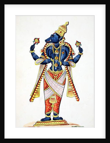 Varaha, boar avatar of Vishnu by Indian School