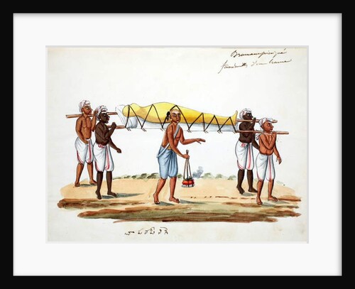 Brahman funeral procession by Indian School