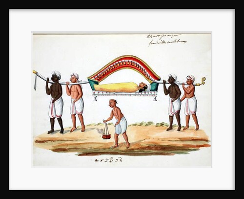 Funeral procession by Indian School