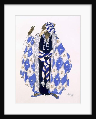 Costume design for an old man for 'The Martyrdom of St. Sebastian' by Gabriele d'Annunzio c.1911 by Leon Bakst