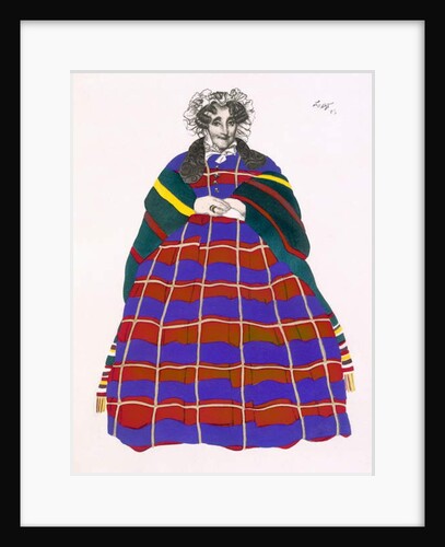Costume Design for Madame Loenfowitch in Moscow in Olden Times, for the Spectacle of Russian Art, 1922 by Leon Bakst
