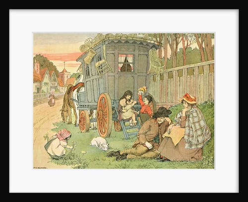 The Gypsy Caravan by Francis Donkin Bedford