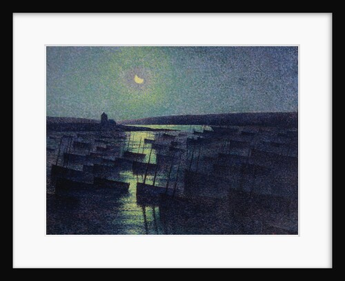 Camaret, Moonlight and Fishing Boats, 1894 by Maximilien Luce