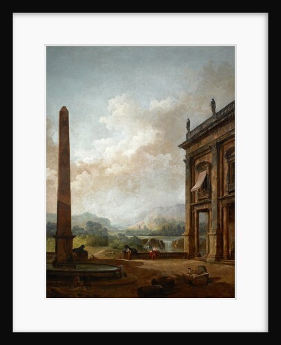 The Obelisk, 1789 by Hubert Robert