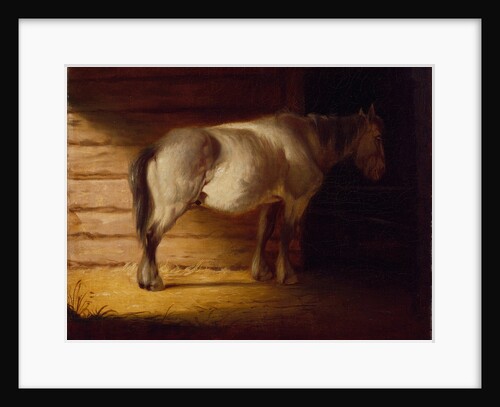 Old Field Horse, by 1856 by George Caleb Bingham