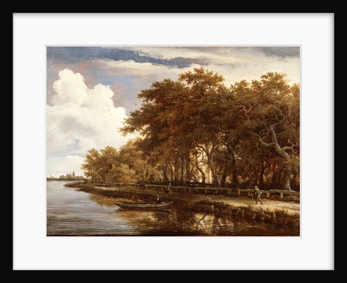 View Along the Amstel, c.1660 by Meindert Hobbema