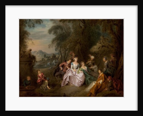 Repose in a Park by Jean-Baptiste Joseph Pater