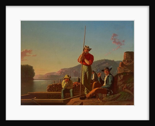 The Wood-Boat, 1850 by George Caleb Bingham