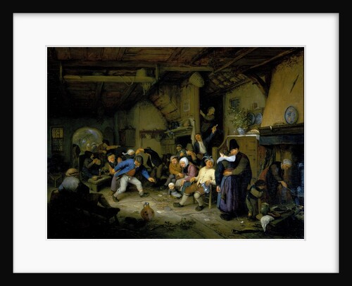 Peasants Dancing in a Tavern, 1659 by Adriaen Jansz. van Ostade