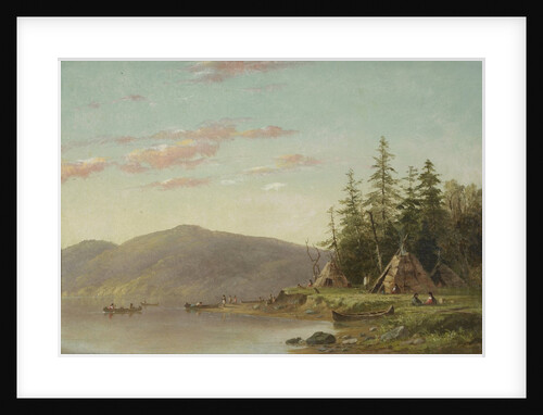 Chippewa Encampment on the Upper Mississippi, c.1845 by Captain Seth Eastman