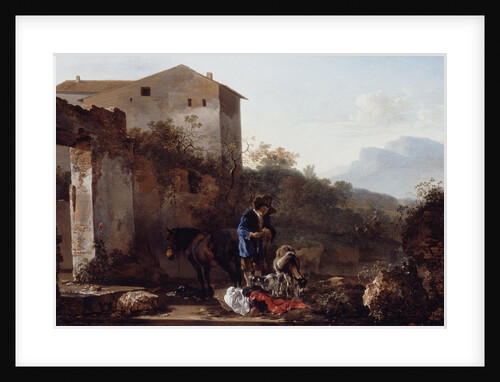 Landscape with a Goatherd, c.1650 by Adam Pynacker