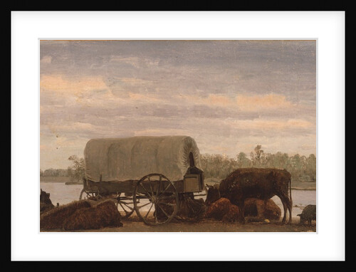 Nooning on the Platte, c.1859 by Albert Bierstadt