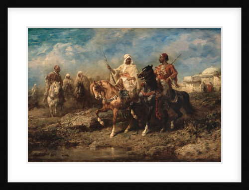 Arabs, late 19th century by Adolf Schreyer