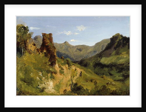 Valley in the Auvergne Mountains, 1830 by Theodore Rousseau