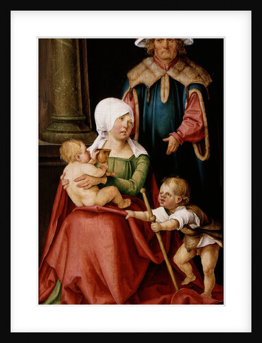 Mary Salome and Zebedee with their Sons James the Greater and John the Evangelist, c.1511 by Hans Suess Kulmbach