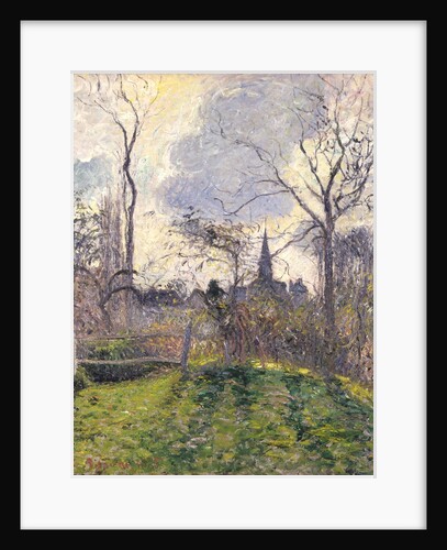 The Bell Tower of Bazincourt, 1885 by Camille Pissarro