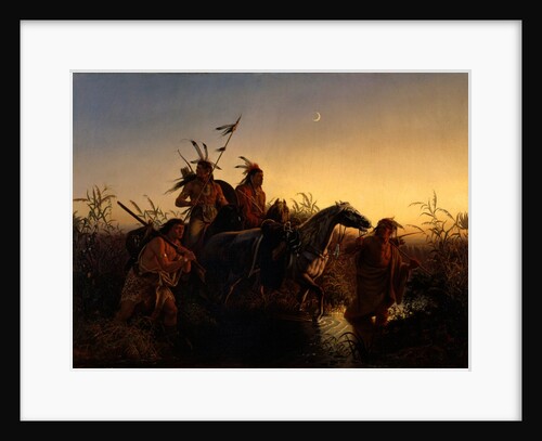 The Captive Charger, 1854 by Charles Ferdinand Wimar