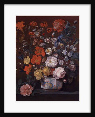 Flowers in a Chantilly Vase, c.1760 by Louis Tessier