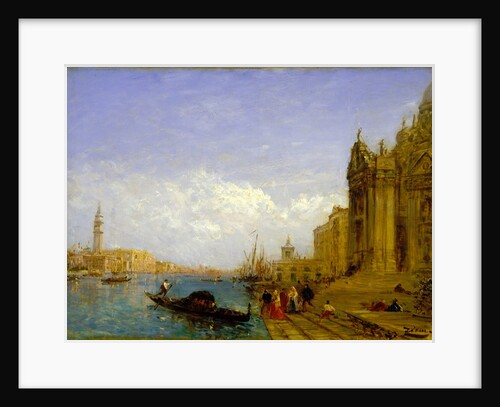 Venetian scene by Felix Ziem