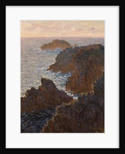 Rocks at Belle-Isle, Port-Domois, 1886 by Claude Monet