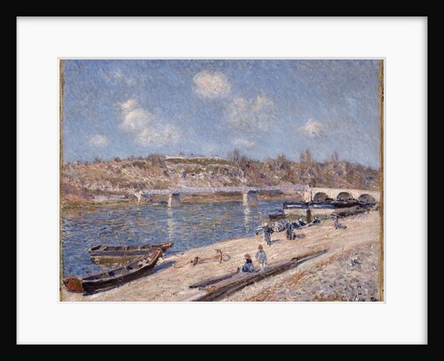The Beach at Saint-Mammès, 1884 by Alfred Sisley