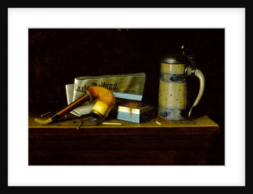 With the 'Staats Zeitung', 1890 by William Michael Harnett