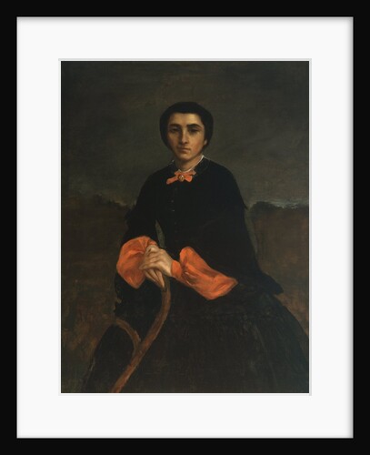 Portrait of a Woman: Juliette Courbet, 1860 by Gustave Courbet