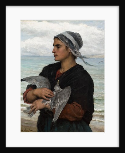 The Wounded Sea Gull, 1878 by Jules Breton