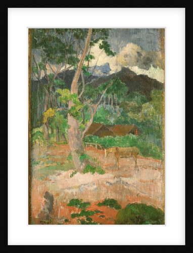 Landscape with a Horse, 1899 by Paul Gauguin